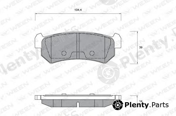  WEEN part 151-1127 (1511127) Brake Pad Set, disc brake