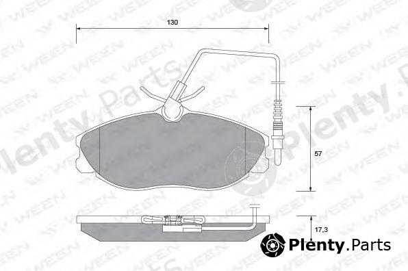  WEEN part 151-1328 (1511328) Brake Pad Set, disc brake