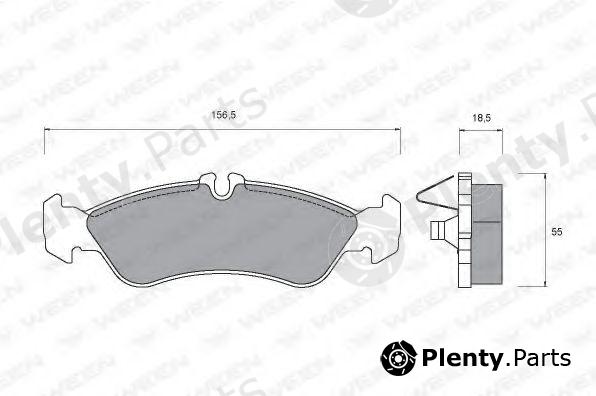  WEEN part 151-1228 (1511228) Brake Pad Set, disc brake