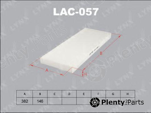  LYNXauto part LAC057 Filter, interior air