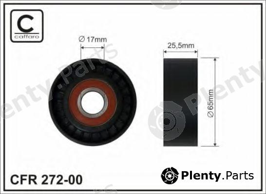 CAFFARO part 272-00 (27200) Tensioner Pulley, v-ribbed belt