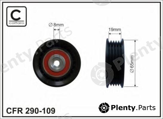  CAFFARO part 290-109 (290109) Deflection/Guide Pulley, v-ribbed belt