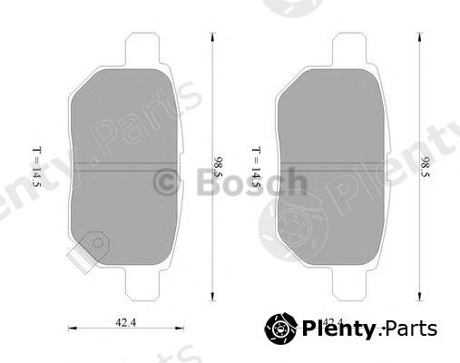  BOSCH part 0986AB2269 Brake Pad Set, disc brake