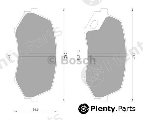  BOSCH part 0986AB2368 Brake Pad Set, disc brake