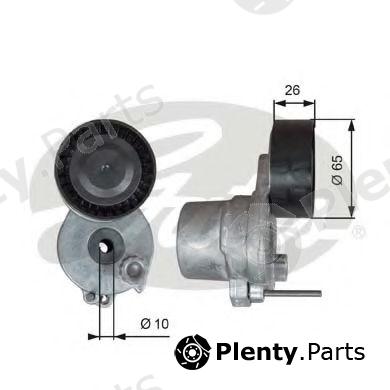  GATES part T39338 Tensioner Pulley, v-ribbed belt