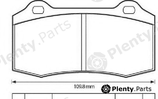  JURID part 573171J Brake Pad Set, disc brake