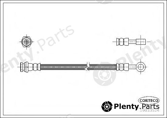  CORTECO part 19033524 Brake Hose
