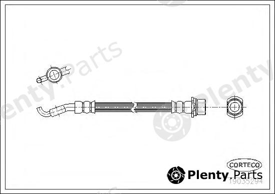  CORTECO part 19035294 Brake Hose