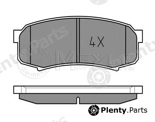  MEYLE part 0252194715/W (0252194715W) Brake Pad Set, disc brake