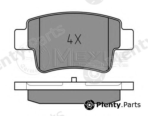  MEYLE part 0252434917 Brake Pad Set, disc brake