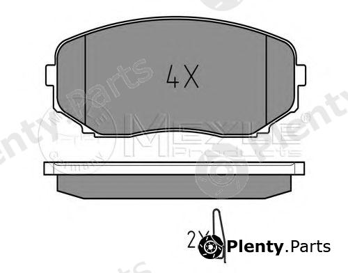  MEYLE part 0252454417/W (0252454417W) Brake Pad Set, disc brake