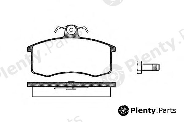  REMSA part 0221.00 (022100) Brake Pad Set, disc brake
