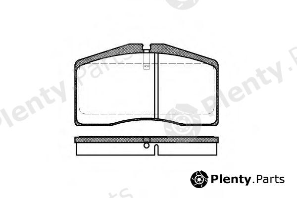  REMSA part 21402 Brake Pad Set, disc brake