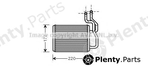  AVA QUALITY COOLING part KA6088 Heat Exchanger, interior heating