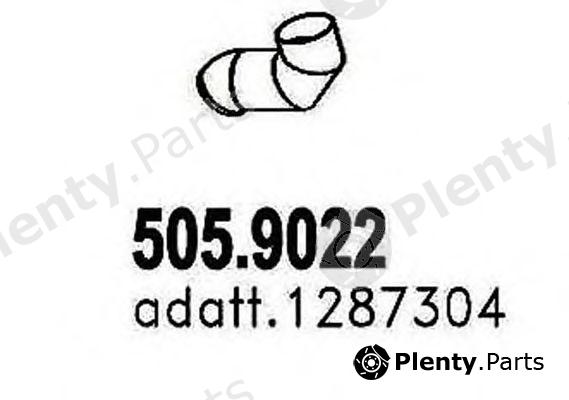  ASSO part 505.9022 (5059022) Exhaust Pipe