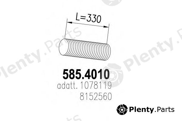  ASSO part 585.4010 (5854010) Flex Hose, exhaust system
