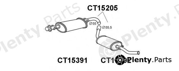  VENEPORTE part CT15205 End Silencer