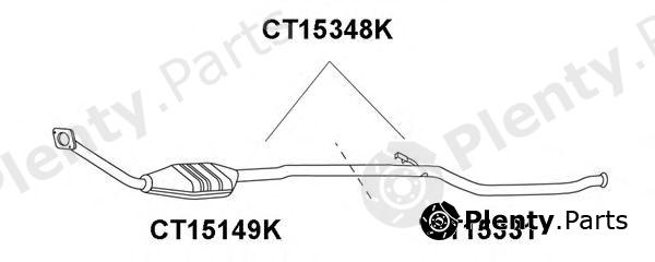  VENEPORTE part CT15331 Repair Pipe, catalytic converter