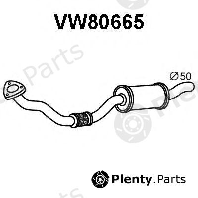  VENEPORTE part VW80665 Exhaust Pipe
