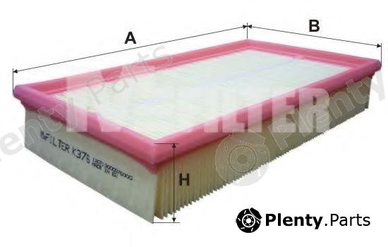  MFILTER part K376 Air Filter