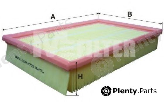  MFILTER part K722 Air Filter