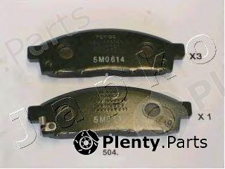  JAPKO part 50504 Brake Pad Set, disc brake