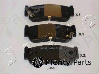  JAPKO part 51H08 Brake Pad Set, disc brake