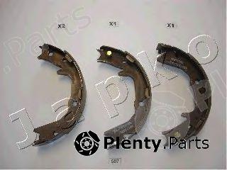 JAPKO part 55507 Brake Shoe Set, parking brake