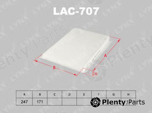  LYNXauto part LAC707 Filter, interior air