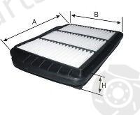  GOODWILL part AG617 Air Filter