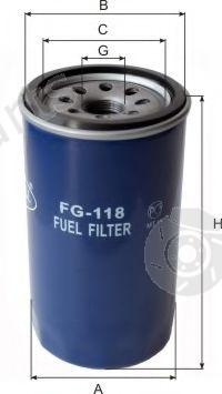  GOODWILL part FG118 Fuel filter