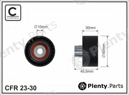  CAFFARO part 23-30 (2330) Deflection/Guide Pulley, v-ribbed belt