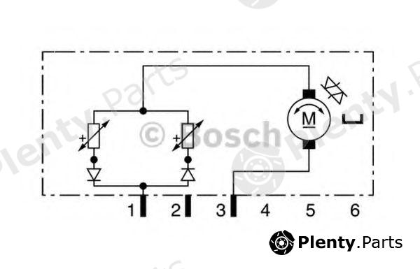  BOSCH part 0132801143 Control, headlight range adjustment