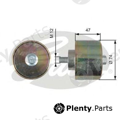  GATES part T36195 Deflection/Guide Pulley, v-ribbed belt