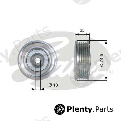  GATES part T39285 Tensioner Pulley, v-ribbed belt