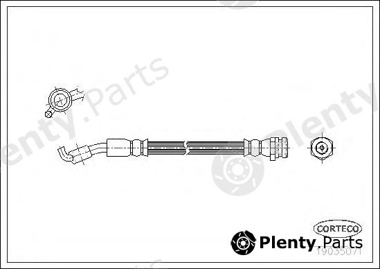  CORTECO part 19035071 Brake Hose