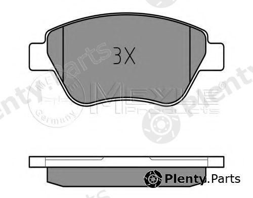  MEYLE part 0252370517/W (0252370517W) Brake Pad Set, disc brake