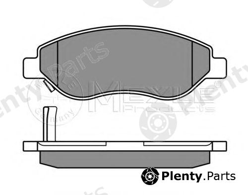  MEYLE part 0252455019/W (0252455019W) Brake Pad Set, disc brake