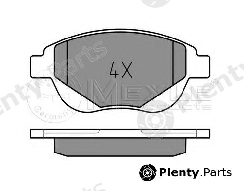  MEYLE part 0252509419/PD (0252509419PD) Brake Pad Set, disc brake