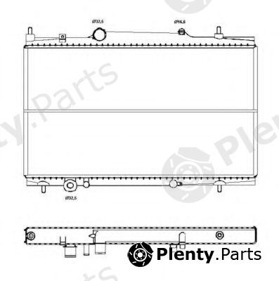  NRF part 50441 Radiator, engine cooling