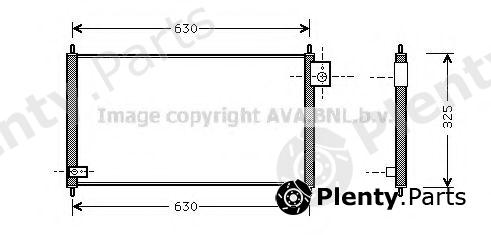  AVA QUALITY COOLING part HD5111 Condenser, air conditioning