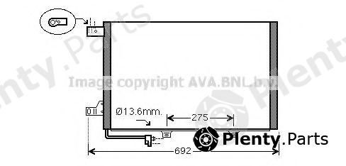  AVA QUALITY COOLING part MSA5578 Condenser, air conditioning