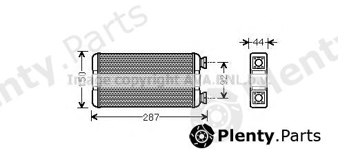  AVA QUALITY COOLING part RTA6457 Heat Exchanger, interior heating