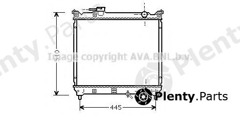  AVA QUALITY COOLING part SZA2033 Radiator, engine cooling