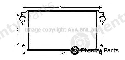  AVA QUALITY COOLING part TO4362 Intercooler, charger