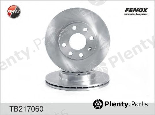  FENOX part TB217060 Brake Disc