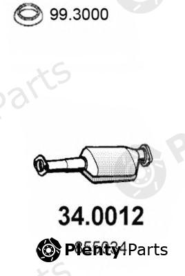  ASSO part 34.0012 (340012) Catalytic Converter