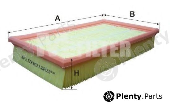  MFILTER part K231 Air Filter