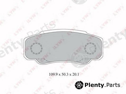  LYNXauto part BD-2217 (BD2217) Brake Pad Set, disc brake