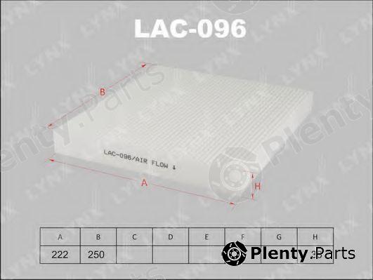  LYNXauto part LAC096 Filter, interior air